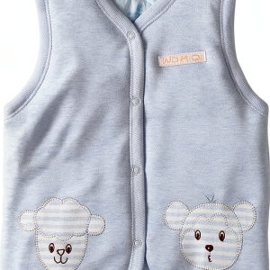 Organic Cotton Baby Vest by XYIYI Soft Warm-0